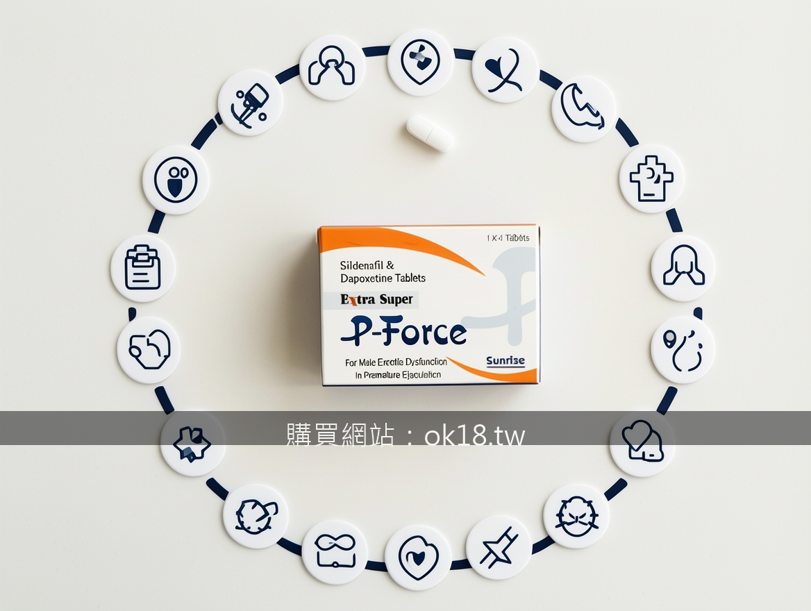 OVERHEAD FLAT LAY Instagram style. Place the P-Force Extra Super Sildenafil & Da