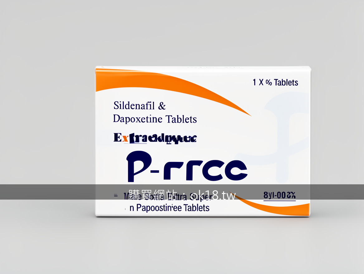 Close-up detail product photography. Photograph the P-Force Extra Super Sildenaf