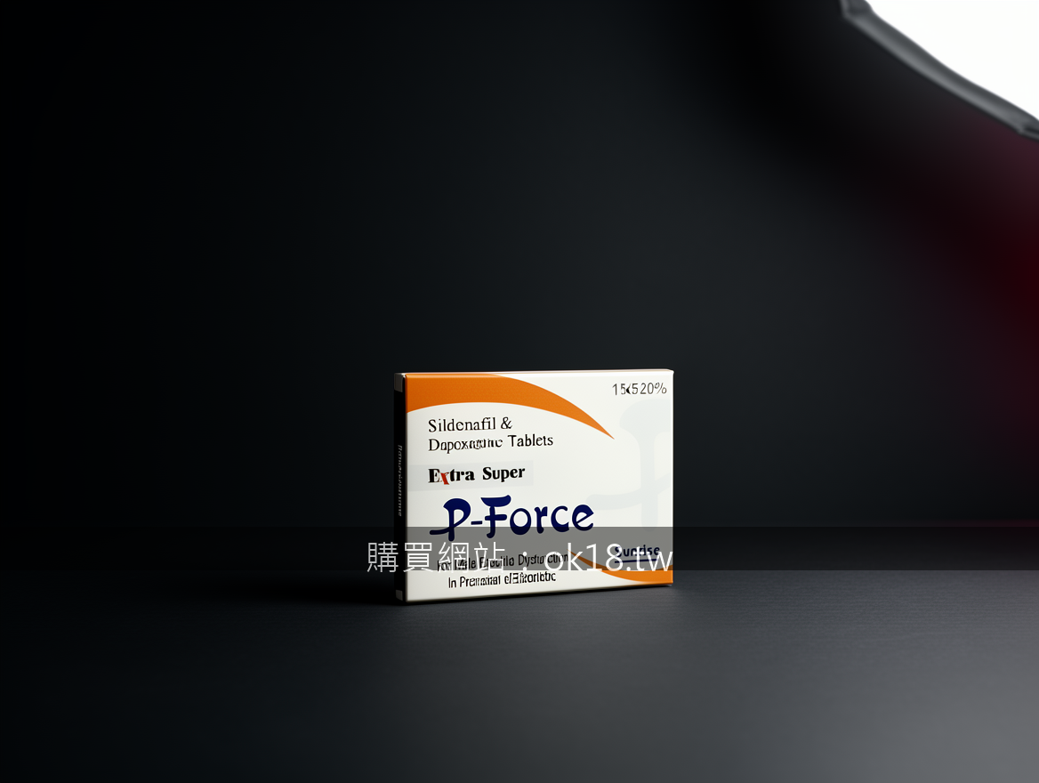 Editorial product photography on dark background. Photograph the P-Force Extra S