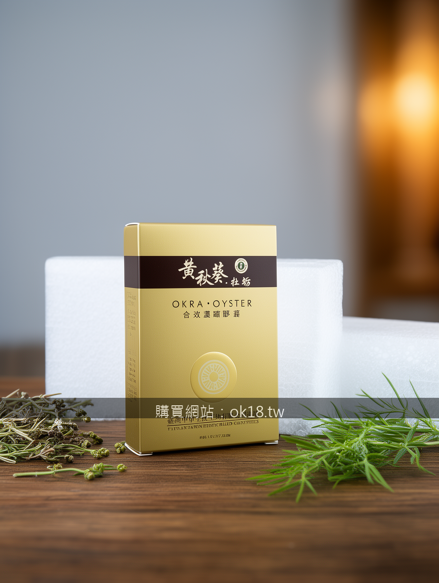 Luxury scene product photography. Place the Okra Oyster Concentrated Capsules Bo