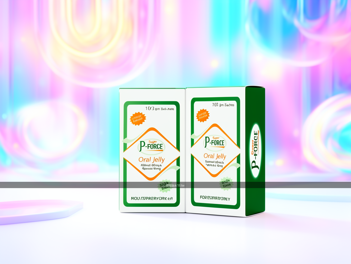 BRIGHT social media advertising photography. Place the Super P-FORCE Oral Jelly